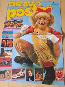 BRAVO Poster Nr.6 von 1975 mit Ingrid Steeger, Roger Daltrey, Bay City Rollers.. - Bild 1 von 8