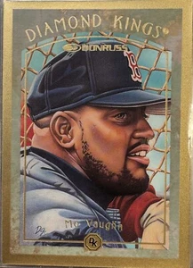 1997 Donruss Diamond Kings, Mo Vaughn, Boston Red Sox, 08407/10000 - Picture 1 of 2