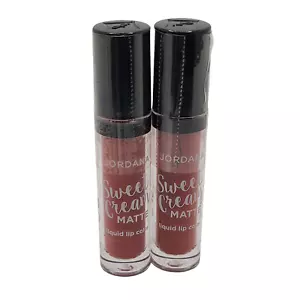 2 Pack Jordana Sweet Cream Matte Liquid Lip Color 07 Tiramisu - Picture 1 of 6