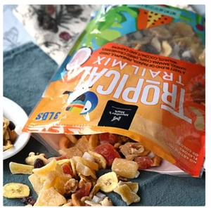 Members Mark Tropical Trail Mix 48oz Dried Fruit Nut Snack Blend Bulk Resealable - Picture 1 of 6