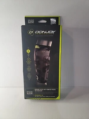 DonJoy Performance Anaform Shin Splint Sleeve - Black / Grey Camo - S Small - Image 1 of 2