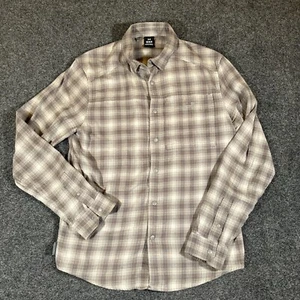Under Armour Shirt Men L Flex Flannel Snap Button Up Plaid Vented Flannel - Picture 1 of 10