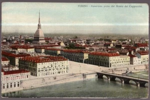 Italia, cartolina nuova veduta di Torino dal Monte dei Cappuccini -GX23 - Imagen 1 de 3