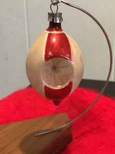 Adorno de Navidad de Colección - Doble Sangría - Rojo/Perla - Pintado a Mano - Pulido - Imagen 1 de 2