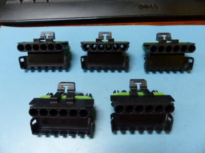 Delphi  12020926 Qty of 20 per Lot 6 Way Black Weather Pack Tower Sealed Female - Image 1 of 4