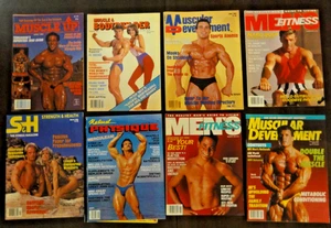 8 Issues Muscle Bodybuilder development Vintage Magazine 1982 - 1989 - Bild 1 von 7