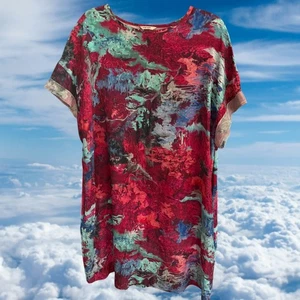 The Kit Shirt Kleid Abstrakt Jewel Art to Wear Splatter Indie Oversized Tasche M - Bild 1 von 3
