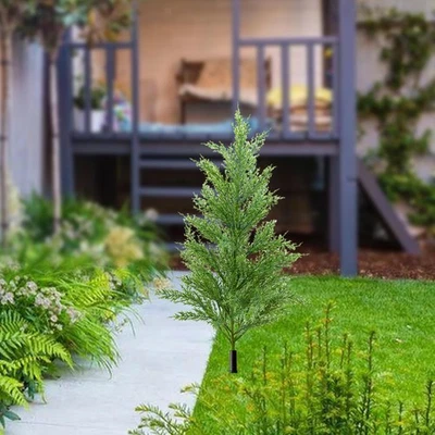 Artificial Pine and Cypress Tree with Ground Spike Lifelike Christmas Tree for - Image 1 of 4