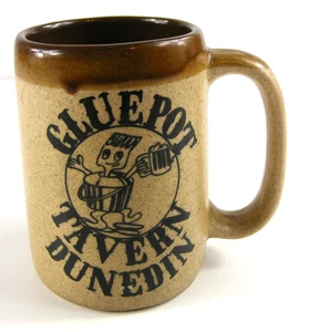 Olla de pegamento taberna Dunedin Nueva Zelanda cerámica café taza de té esmalte por goteo de colección - Imagen 1 de 9