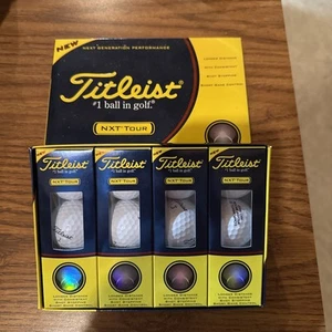 Titleist NXT Tour Golf Balls 1 Dozen Brand New 12 Balls - Logo A5 - Picture 1 of 1