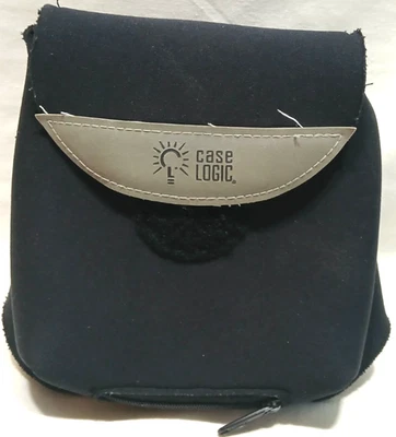 Riñonera de neopreno negra con cinturón reproductor de CD portátil Case Logic de colección EXCELENTE Foto 1 de 2