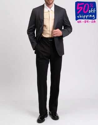 PVP €415 HACKETT Chaqueta Blazer de Sarga de Lana Talla 38R / 48R / S Muesca Cuello Solapa Foto 1 de 4