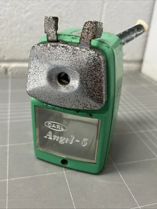 VINTAGE PENCIL SHARPENER CARL ANGEL-5 SCHOOL DESK OFFICE - Picture 1 of 7