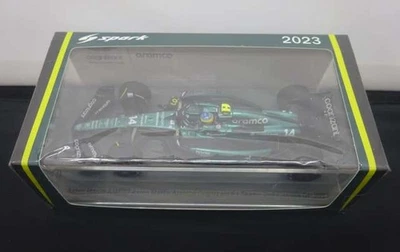 Spark Fernando Alonso 2023 Aston Martin AMR23 1/18 Minicar - Image 1 of 4