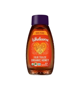 Edulcorantes saludables Botella de miel orgánica de 16 onzas, 100 % 16 onzas (paquete de 1) - Imagen 1 de 6