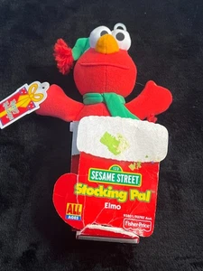 Fisher Price Sesame Street Stocking Pal Elmo Plush Toy Pre-Owned with Box - Picture 1 of 2