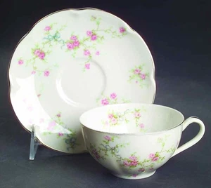 Haviland Rosanne Cup & Saucer 196960 - Picture 1 of 1