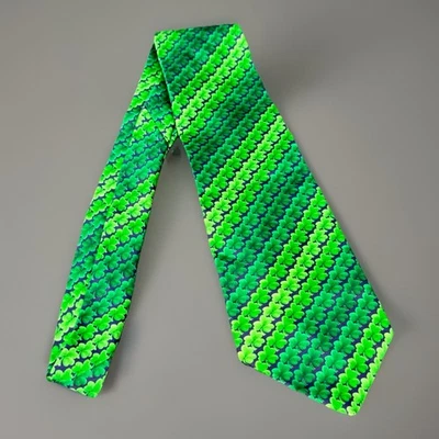 Corbata trébol de seda vintage Seasonal Concepts by MMG Hallmark Día de San Patricio Foto 1 de 4