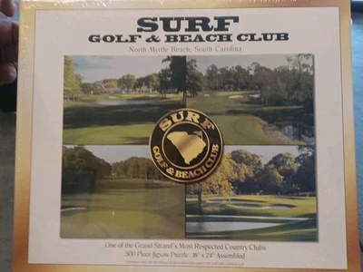 Surf Golf & Beach Club 500 Piece Jigsaw Puzzle North Myrtle Beach South Carolina - Image 1 of 4