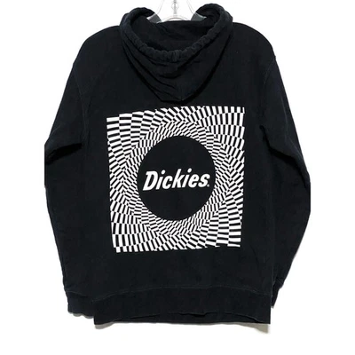 Sudadera con Capucha Dickies Spellout Check Swirl Mujer S Patinador Grunge Retro Y2K Foto 1 de 4