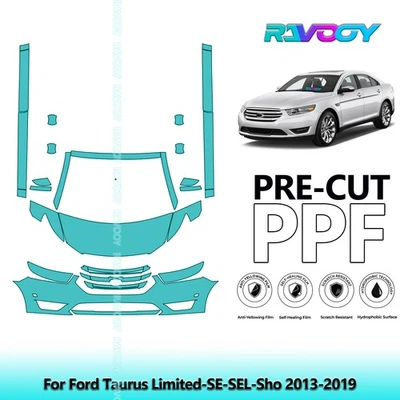 Película de protección de pintura precortada PPF para Ford Taurus Limited-SE-SEL-Sho 2013-2019 Foto 1 de 4
