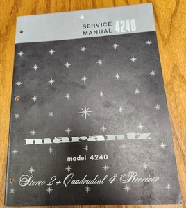 Manual de servicio del receptor Marantz 4240 - Original - Imagen 1 de 2