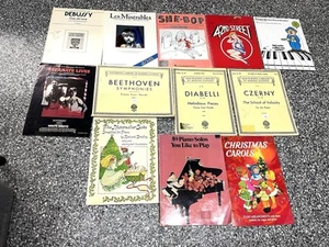 Lot of 12 Piano Sheet Music Books (Classical, Christmas, & More) - Picture 1 of 8