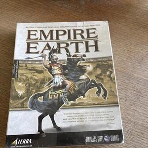 Sierra EMPIRE EARTH (2001 PC Windows) Game New Factory Sealed Big Box - Picture 1 of 4