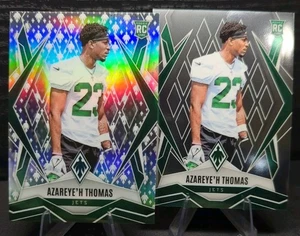 2025 Panini Phoenix Azareye'h Thomas Rookie Silver Emoji /149 Jets w/Base RC 212 - Picture 1 of 4