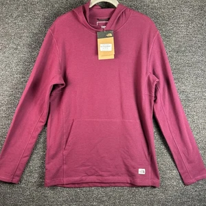 The North Face Terry Hoodie Men's Small Boysenberry Slim Fit NWT New MSRP $65 - Picture 1 of 5