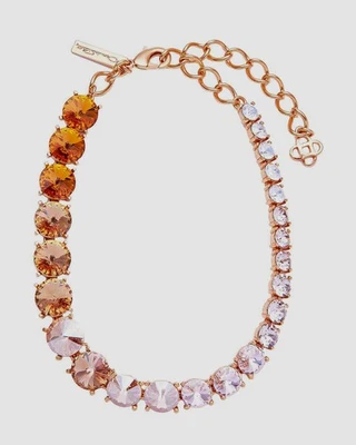 Oscar de la Renta Women's Gold Rade Stone Crystal Necklace - Image 1 of 3