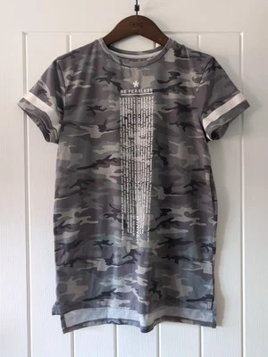 Kids 13-14 Primark Camouflage T Shirt  Short Sleeve Size S - Image 1 of 4