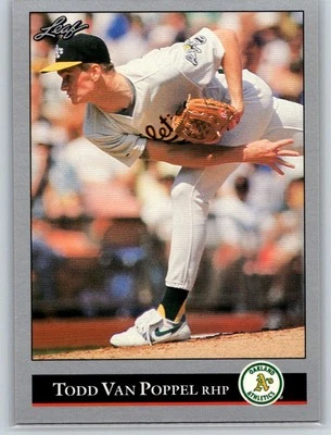 1992 Leaf #248 Todd Van Poppel - Image 1 of 2