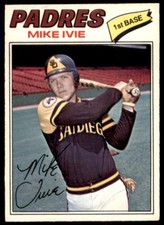 1977 O-PEE-CHEE! MIKE IVIE SAN DIEGO PADRES #241
