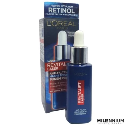 L'Oréal Paris Revitalift Laser Anti-Falten Nachtserum 30ml mit Retinol Loral OVP - Bild 1 von 2
