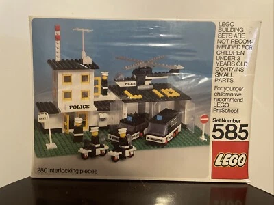 LEGO Police Headquarters (585) LEGOLAND / NEW/SEALED / 1976 Unbelievably Rare! - Image 1 of 4