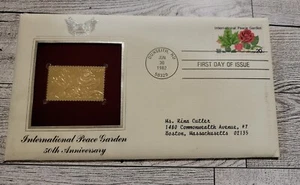 INTERNATIONAL PEACE GARDEN 50TH ANNIVERSARY 1982 GR57 - Picture 1 of 3