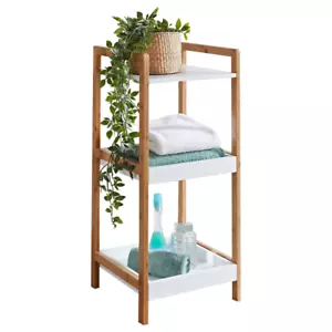 3 Tier Bookcase Display Shelving Storage Unit Wooden Furniture Bookshelf White - Picture 1 of 6