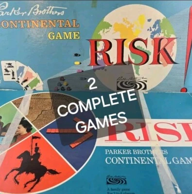 1959+1968 RISK Continental Family Board Games Editions Complete! - Image 1 of 4
