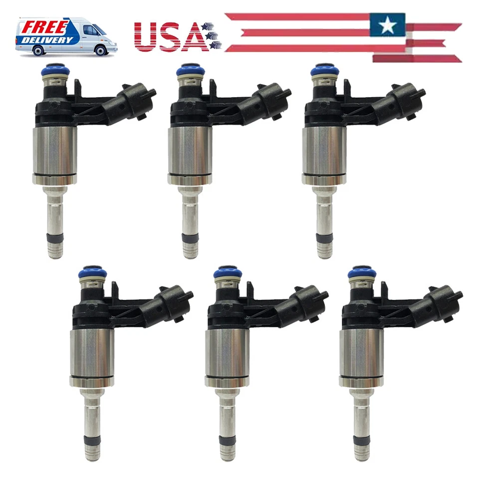 6x Inyectores de combustible 12634491 para 12-17GMC Acadia Chevy Traverse Buick Enclave 3,6 L Foto 1 de 4