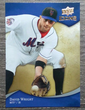 David Wright 2009 Upper Deck Icons Baseball 32 New York Mets