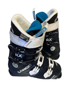 Lange RX 90 W Ski Boot Womens 25.5 Black/Blue - Picture 1 of 7