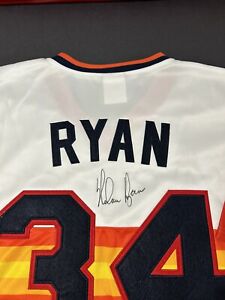 Nolan Ryan Signed Autographed Astros Jersey Tristar COA
