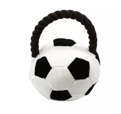 Spielzeug Hundespielzeug Kauspielzeug Quietscher Plüsch Ball Fußball - Bild 1 von 2