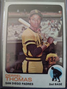 1973 Topps Baseball Derrel Thomas #57