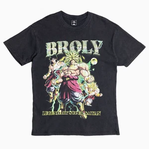 Uncle Reco Vintage Brolly T-Shirt, Heavyweight Bootleg Style, Black, Size Large - Picture 1 of 10