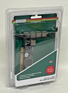 Digitus USB 2.0 PCI Add-On Card- 4+1 Ports - Neu & OVP - Bild 1 von 6