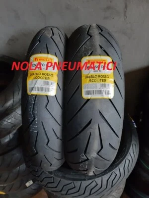 Coppia 120/70 R14 55H 160/60 R15 67H Pirelli Diablo Rosso Scooter T-MAX 2004/07