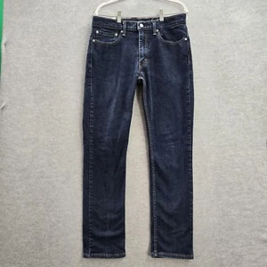Levi's Men Jeans 34X32 Blue Denim 511 Slim Straight Dark Wash Mid Rise Pockets - Picture 1 of 12