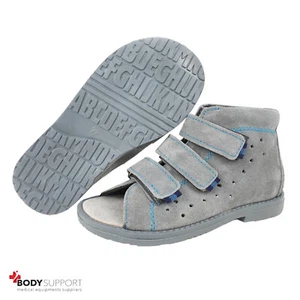 Kids Orthopedic Shoes Sandals Revention Flat Feet Girls Boys Leather Ankle Brace - Picture 1 of 8